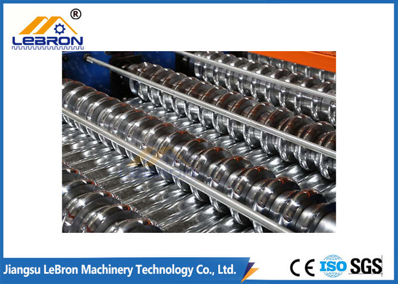 Fully Automatic Corrugated Sheet Roll Forming Machine PLC 4.0 Kw For Roof